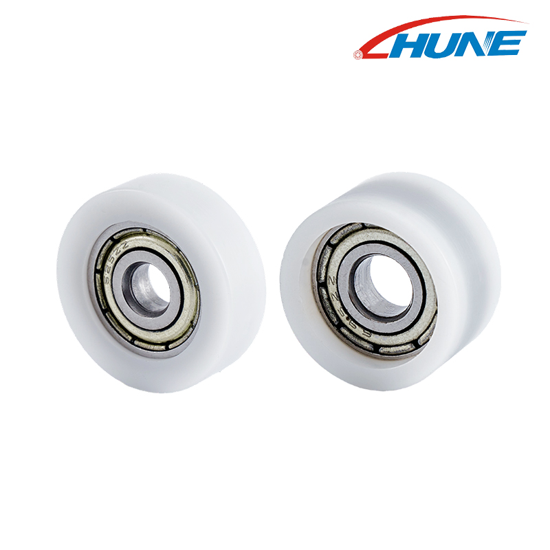 Pom ไนลอนแบริ่ง 625zz แบริ่งรอกเลื่อนประตูความดันล้อ