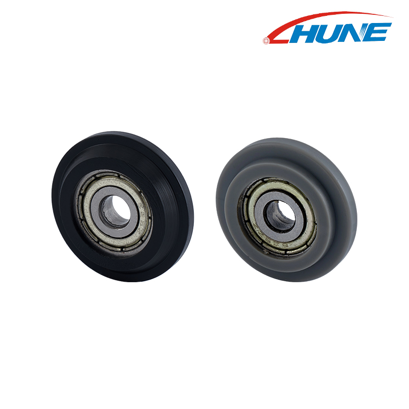 ประตูและ Windows ป้องกันการกัดกร่อนติดตั้งง่ายรูปตัว Y พลาสติกไนลอน/Pa/Pu 625ZZ แบริ่งรอก