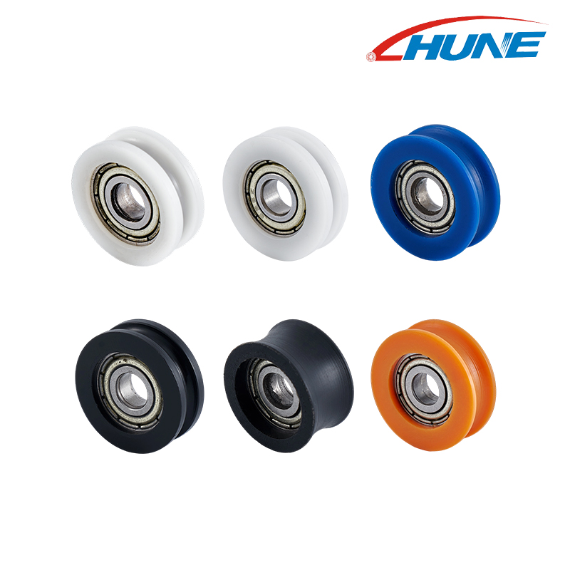 ประตูบานเลื่อนและรอก Windows Pom รอกแบริ่งรูปตัว U 625ZZ รับน้ำหนักสูง