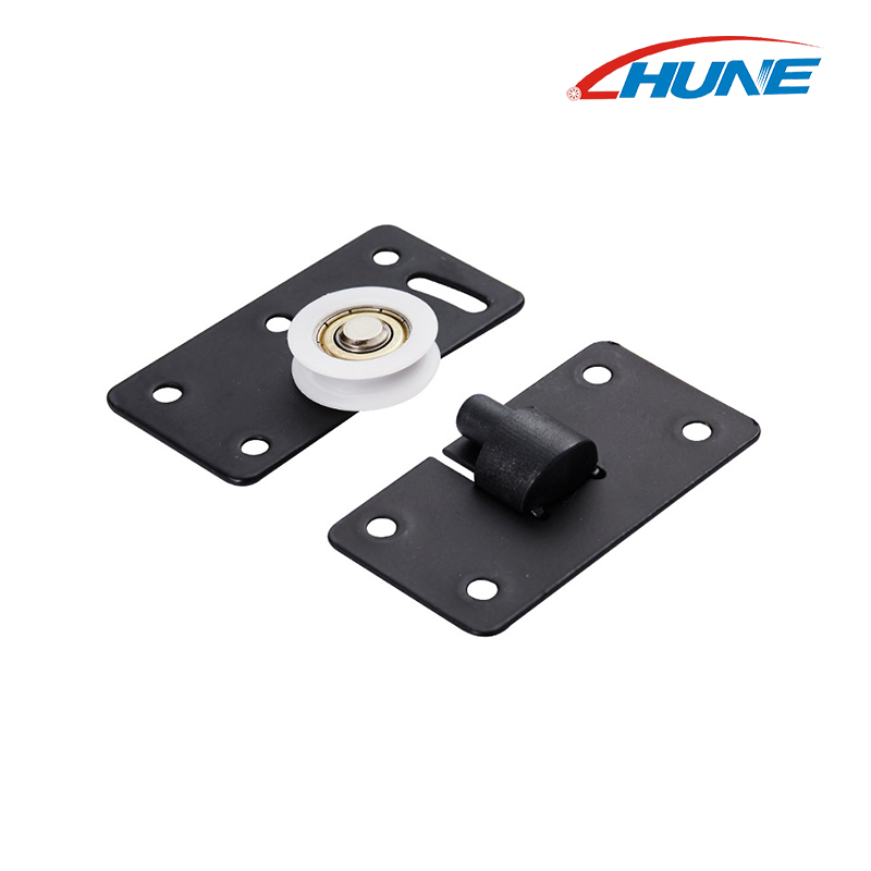 ตู้เสื้อผ้าฮาร์ดแวร์เฟอร์นิเจอร์ตู้ปรับเลื่อนประตู Roller ไนลอนเลื่อน Roller